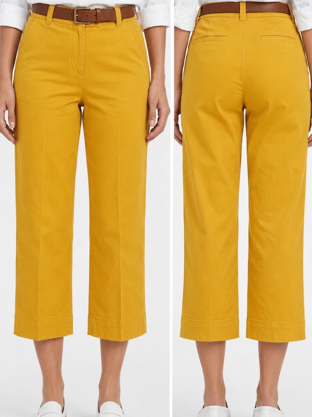 J. CREW Women’s Mustard Cropped Capris